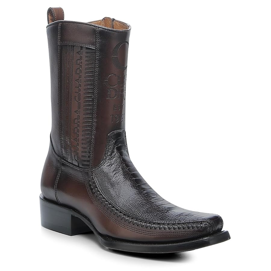 Amazon.com | Cuadra Men's Cowboy boot in genuine ostrich leg